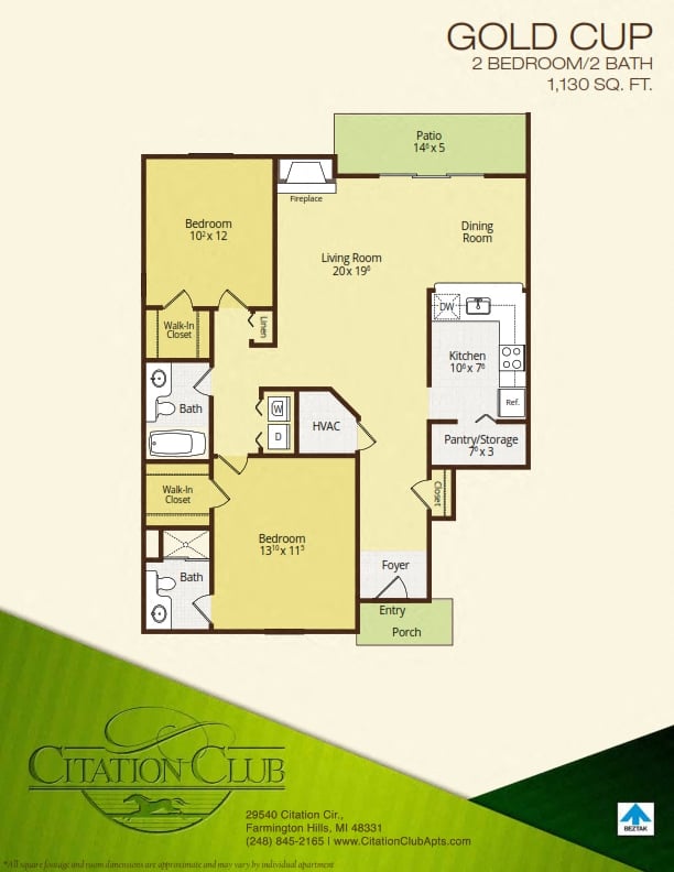 Gold Cup floor plan